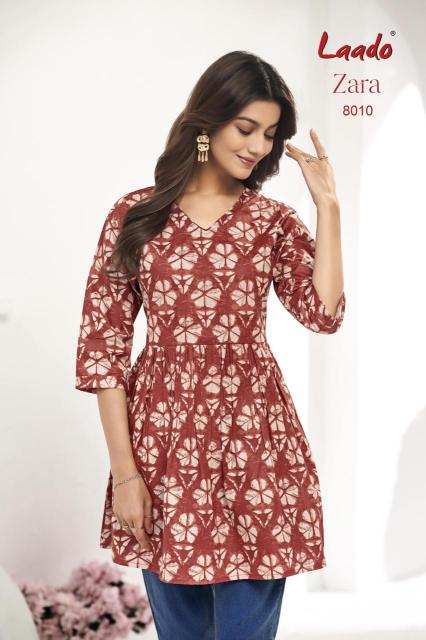 Laado zara vol-8 short top kurtis wholesale suppliers in online